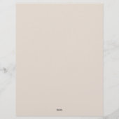 房穂花草茎 レターヘッド (裏面)