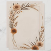 房穂花草茎 レターヘッド (正面/裏面)