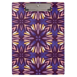 房穂花:紫花芸術的柄 クリップボード