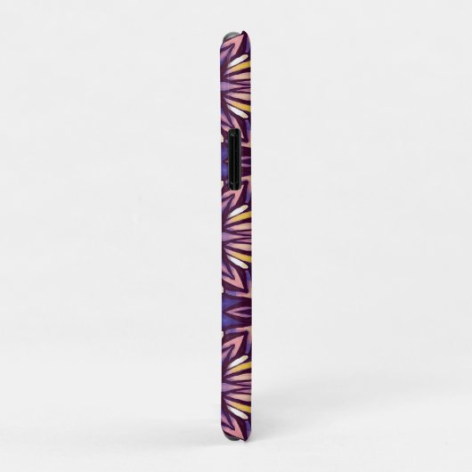 房穂花:紫花芸術的柄 Case-Mate iPhoneケース (裏面/右)