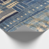 房穂藍布掛け ラッピングペーパー (角)