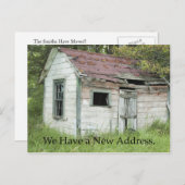 所在地素晴らし – 住所カードの変更 案内ポストカード (正面/裏面)