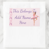 所属先： Ballerina 長方形シール (バッグ)