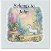 所属 シール (正面)