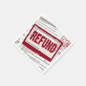 所得税の還付スタンプ スタンダードカクテルナプキン (角)