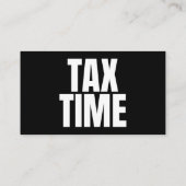 所得税作成サービス 名刺 (裏面)