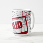 所得税型枠コーヒーマグ コーヒーマグカップ (正面右)