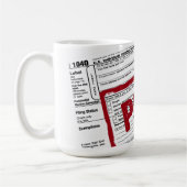 所得税型枠コーヒーマグ コーヒーマグカップ (左)
