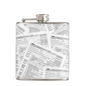 所得税型枠 フラスク (正面)