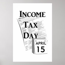 所得税日 ポスター