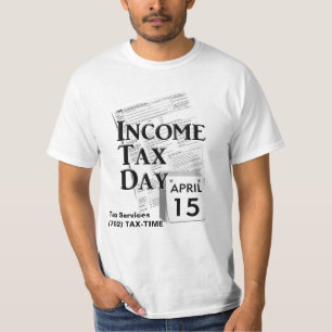 所得税日 Tシャツ
