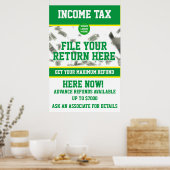 所得税課ポスター ポスター (キッチン)