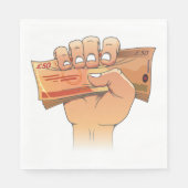 所持金 スタンダードランチョンナプキン (正面)