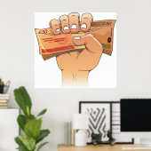 所持金 ポスター (ホームオフィス)