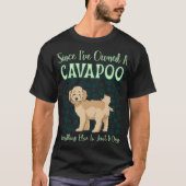 所有されたCavapooがすべてちょうど犬のワイシャツであるので Tシャツ (正面)