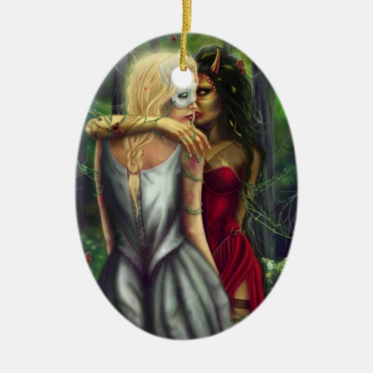 "所有されていた"オーナメント セラミックオーナメント (正面)