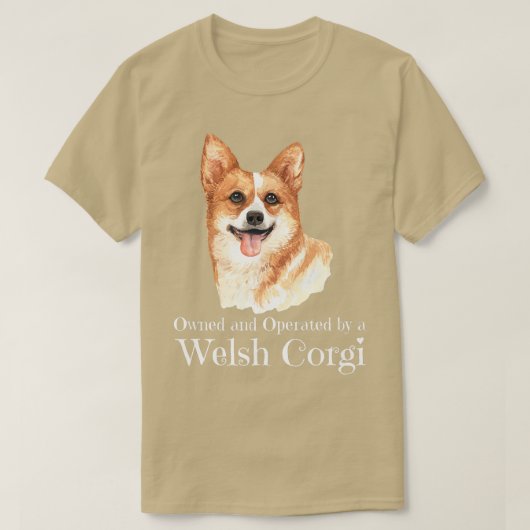 所有し、ウェルシュコーギーDog1242 Tシャツ (デザイン正面)
