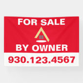 所有実在者の売却の不動産 横断幕 (横)