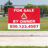 所有実在者の売却の不動産 横断幕 (インサイチュ)