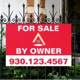 所有実在者の売却の不動産 横断幕