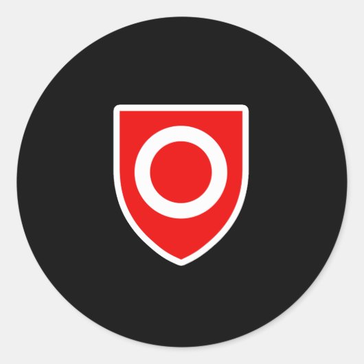 所有権プライド ラウンドシール (正面)