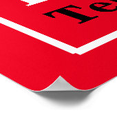 所有者によるカスタム賃料実在の不動産分 ポスター (角)