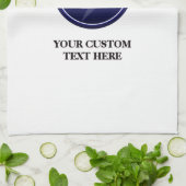 所有者のカスタムロゴ/編集可能テンプレートの作成 キッチンタオル (折り畳み)