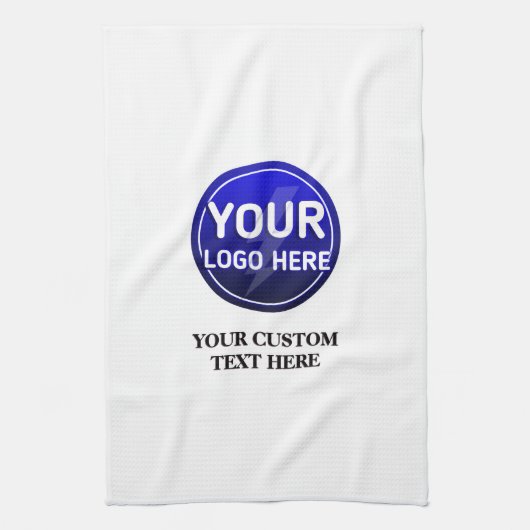 所有者のカスタムロゴ/編集可能テンプレートの作成 キッチンタオル (縦)