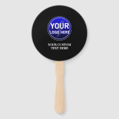 所有者のカスタムロゴ/編集可能テンプレートの作成 ハンドファン (裏面)