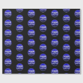 所有者のカスタムロゴ/編集可能テンプレートの作成  ラッピングペーパー (フラット)