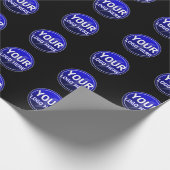 所有者のカスタムロゴ/編集可能テンプレートの作成  ラッピングペーパー (角)