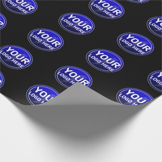 所有者のカスタムロゴ/編集可能テンプレートの作成  ラッピングペーパー (角)