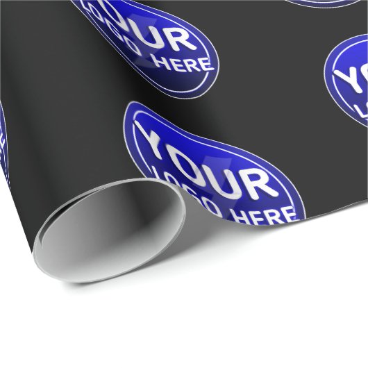 所有者のカスタムロゴ/編集可能テンプレートの作成 ラッピングペーパー (ロールコーナー)