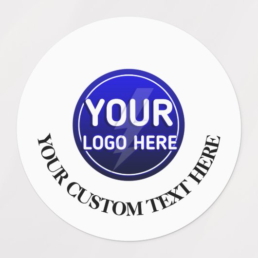 所有者のカスタムロゴ/編集可能テンプレートの作成 ラベル (デザイン3)