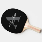 所有者の名前をカスタムするの作成 卓球ラケット (横)