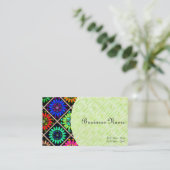 所有者または従業員IのU一突き色の放射体は開花します 名刺 (スタンド正面)