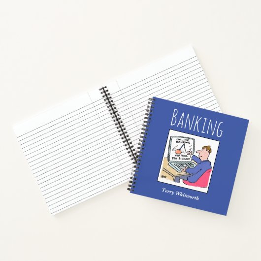 所有者名で銀行記録を追跡 ノートブック (内部)