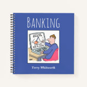 所有者名で銀行記録を追跡 ノートブック (正面)