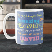 所有者名の表示 コーヒーマグカップ