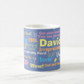 所有者名の表示 コーヒーマグカップ (中央)