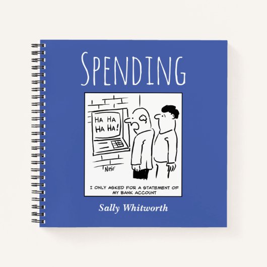 所有者名を使用した財務支出の追跡 ノートブック (正面)