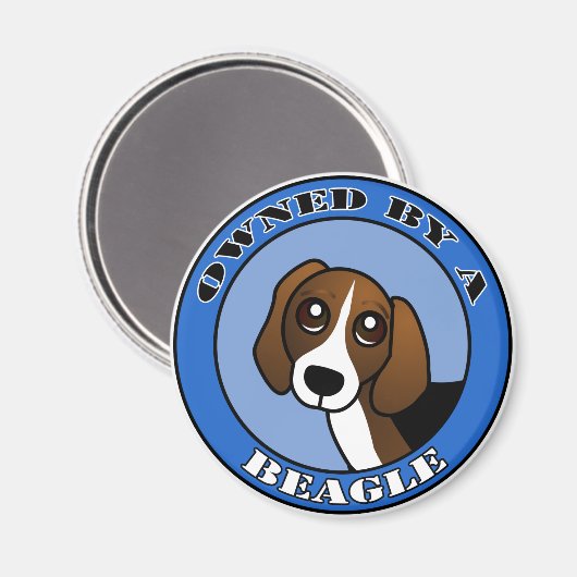 所有A Beagle – 青 マグネット (正面/裏面)