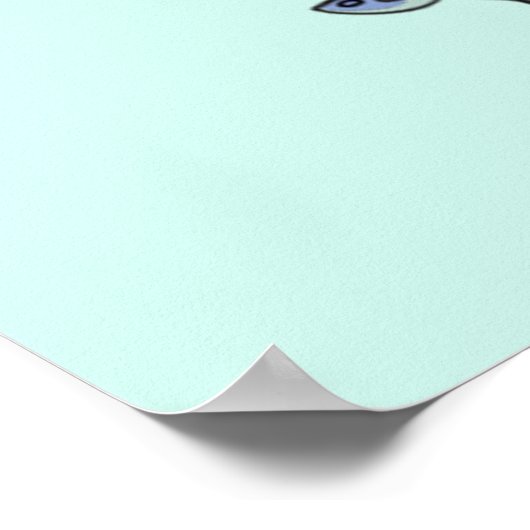 扁平上触手 ポスター (角)