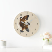 扁平椎 ラージ壁時計 (ホーム)