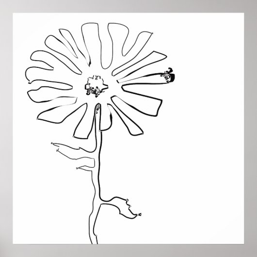 扁平花 ポスター (正面)