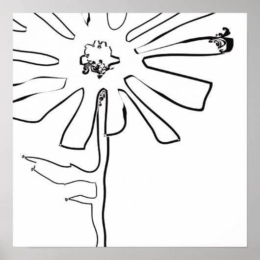 扁平花 ポスター (正面)