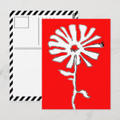 扁平花 ポストカード (正面/裏面)