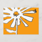 扁平花 ポストカード (正面)