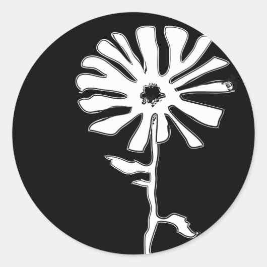 扁平花 ラウンドシール (正面)