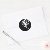 扁平花 ラウンドシール (封筒)